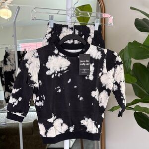 Black and White Kids Shirt/Pants Set